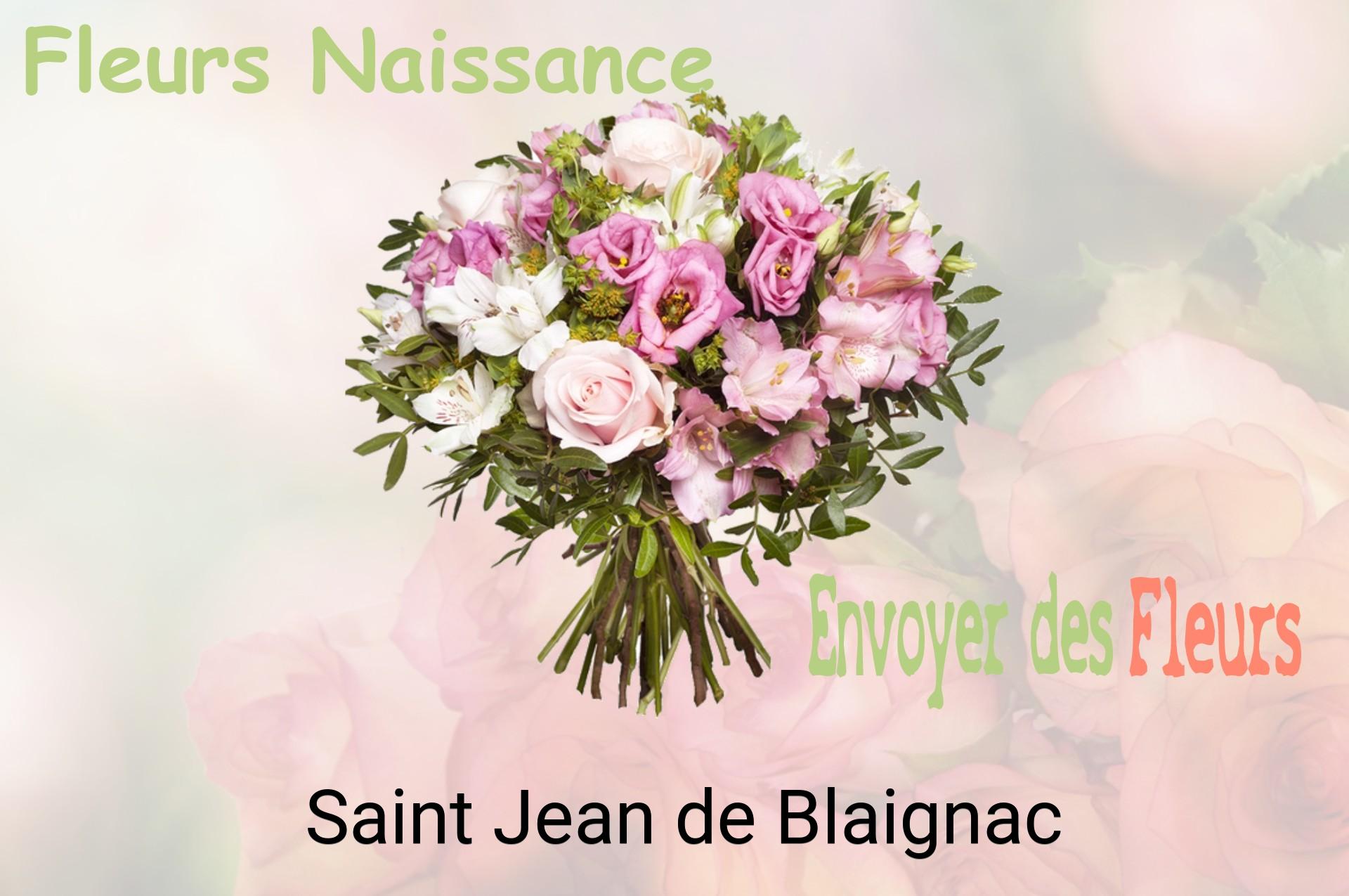 Bouquet de fleurs de naissance livré à Saint-Jean-de-Blaignac